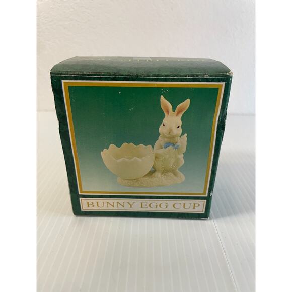 Jade Collection Ceramic( PAIR )of Bunnies Easter Spring Decor Figurines - Picture 3 of 12